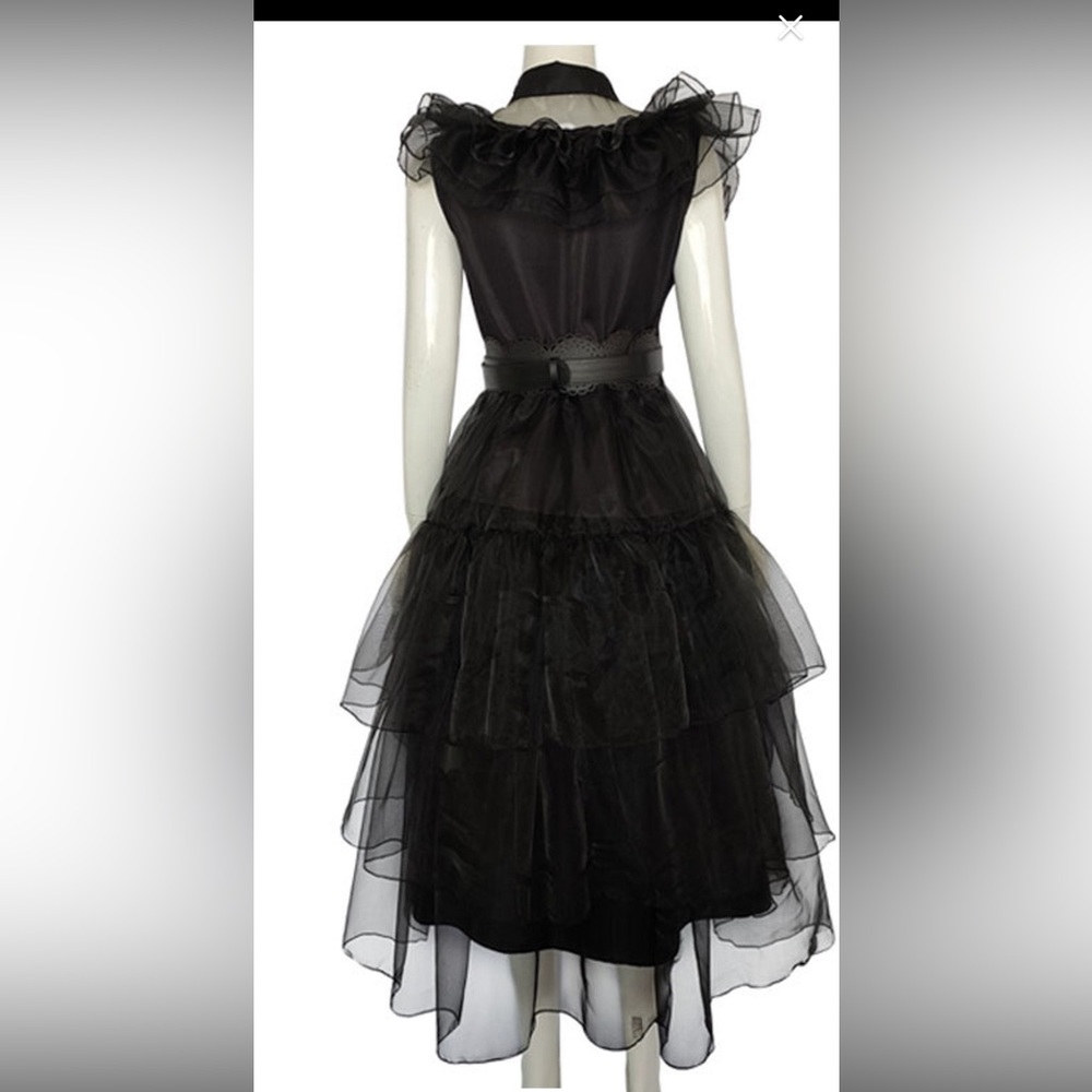 WEdnesday Addams Dress and Puggsley shirt and socks . Brand new never worn